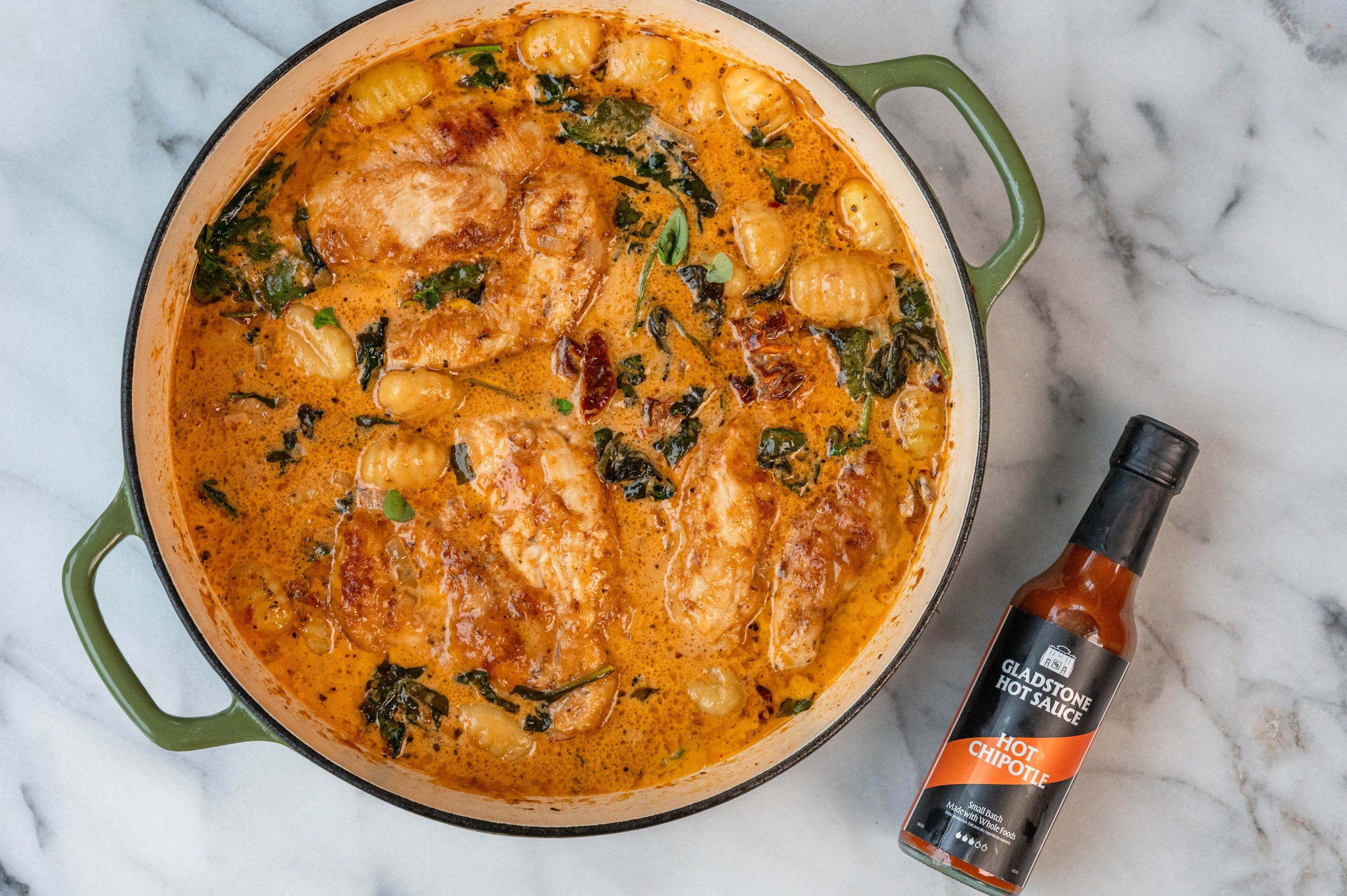 Spicy Marry Me Chicken with Gnocchi & Spinach