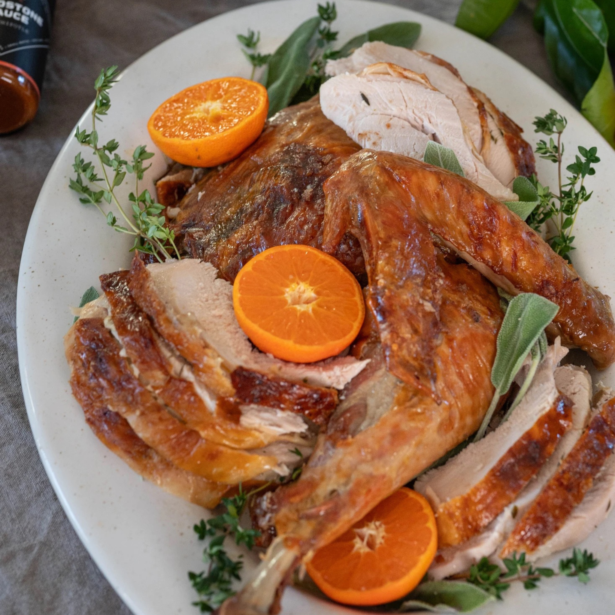 Brined Spatchcock Turkey