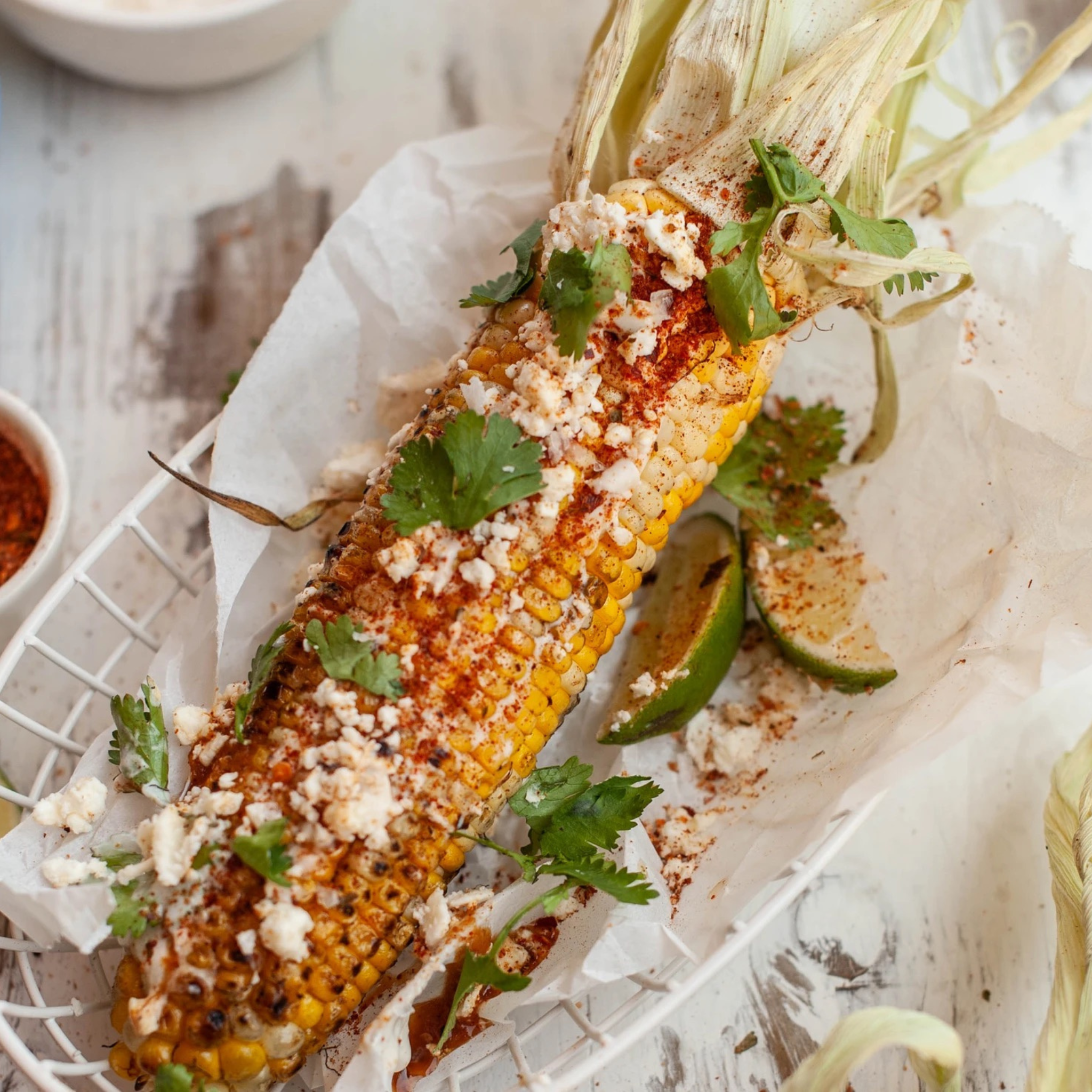 Grilled Mexican Street Corn